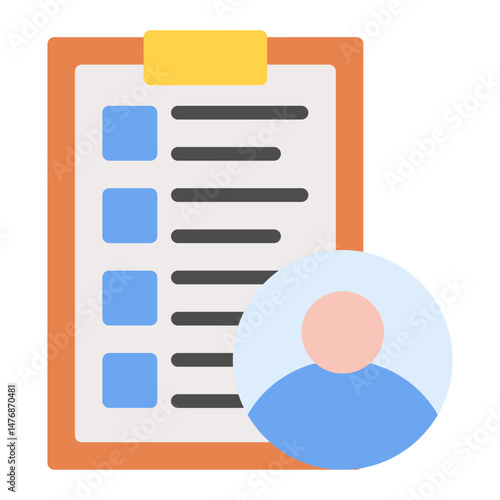 Skill Assessment icon vector image. Can be used for Headhunting.