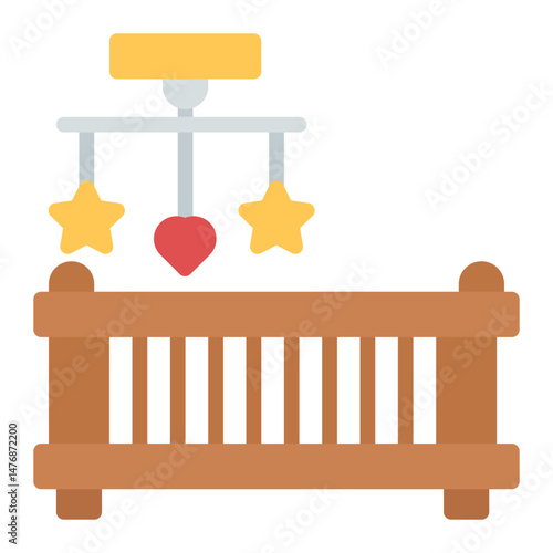 Lullaby icon vector image. Can be used for Daycare.