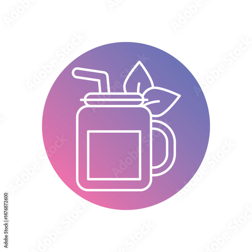 Smoothie vector icons stock illustration