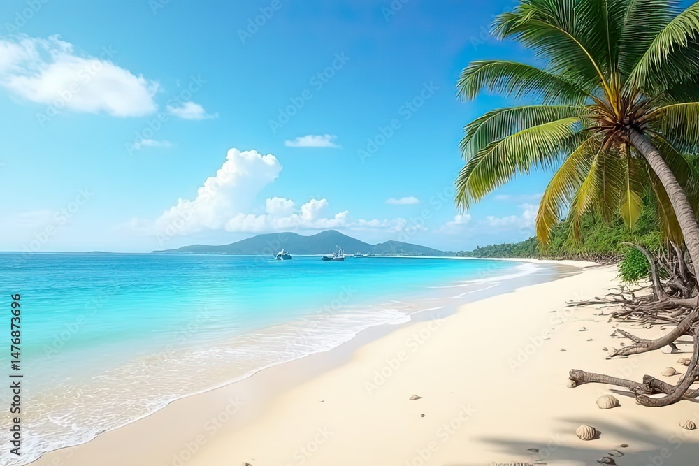 Obraz premium Calm Seashore Views