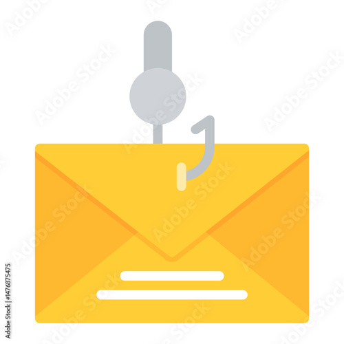 Anti Phishing icon vector image. Can be used for Safe Payment.