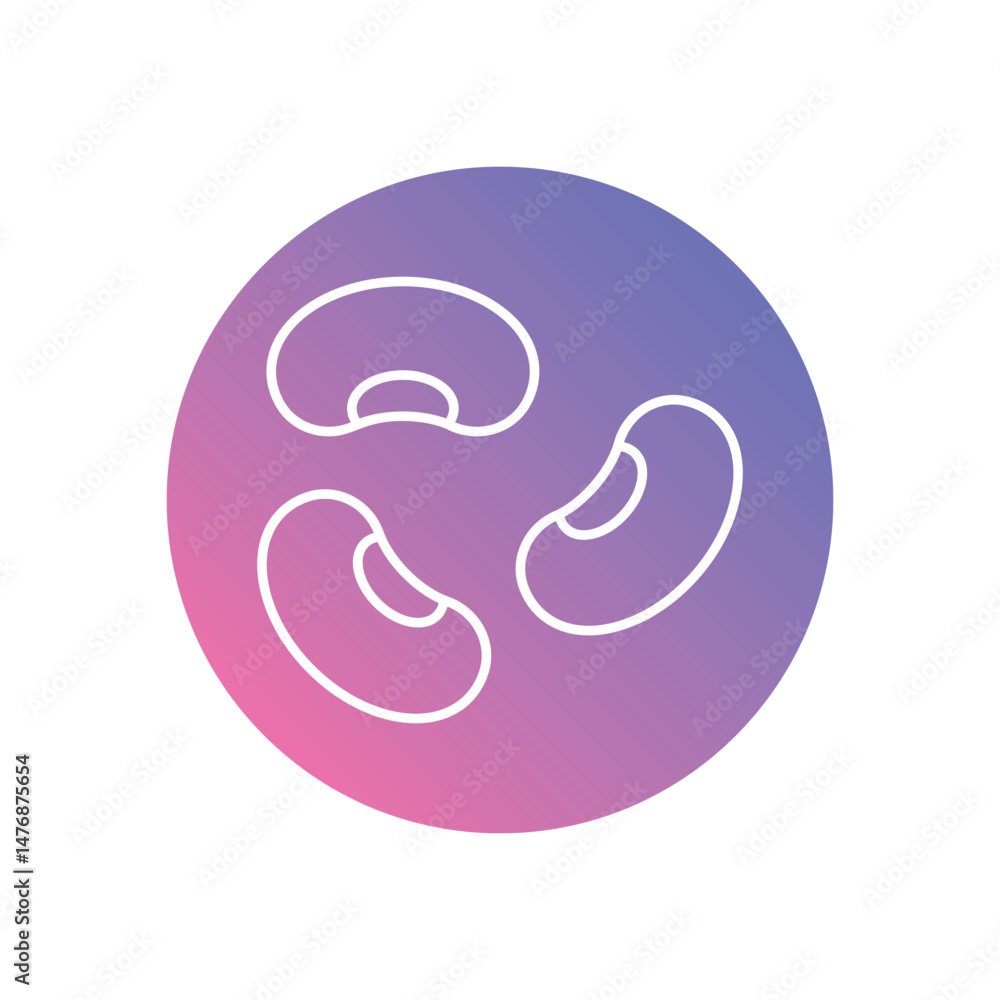 Legumes vector icons stock illustration Legumes vector icons stock illustration