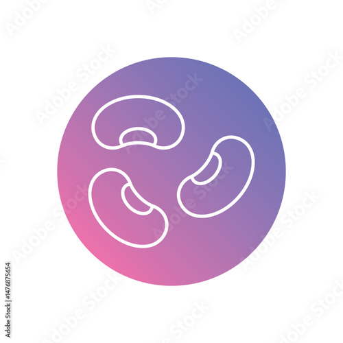 Legumes vector icons stock illustration