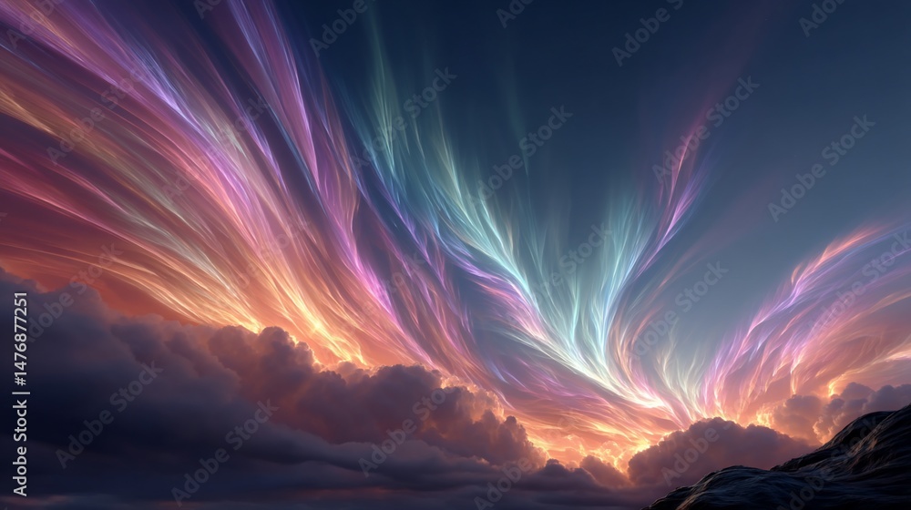 Fototapeta premium Aurora cloudscape