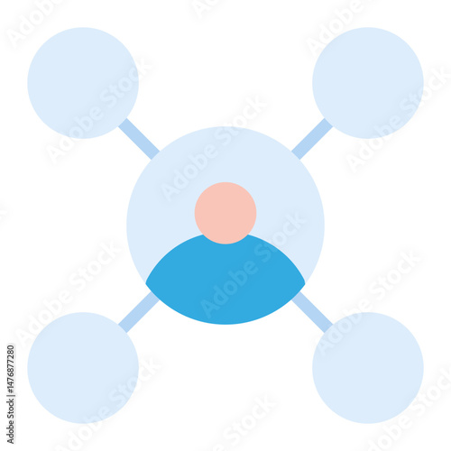Social Interaction icon vector image. Can be used for Elderly Care.