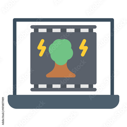 Documentary icon vector image. Can be used for Movie Genres.