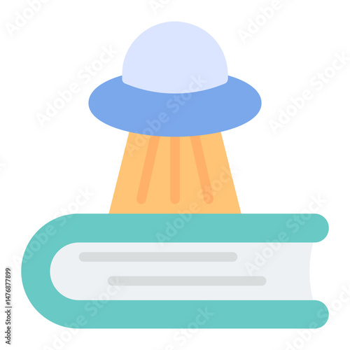 Science Fiction icon vector image. Can be used for Movie Genres.