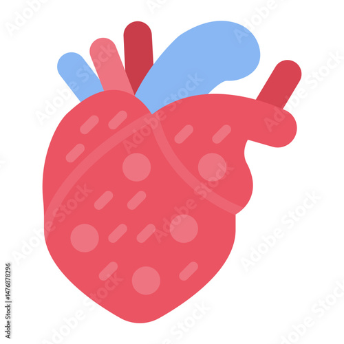 Atherosclerosis icon vector image. Can be used for Cardiology.