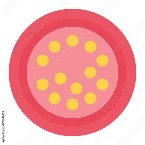 Cholesterol icon vector image. Can be used for Cardiology.