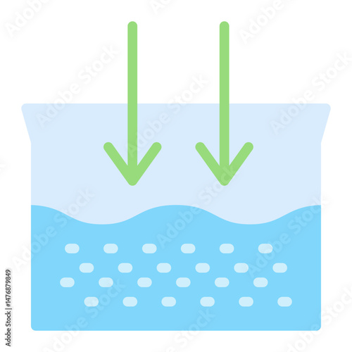Activated Carbon icon vector image. Can be used for Water Treatment.