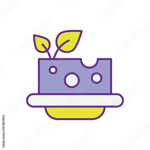 Tofu vector icons stock illustration