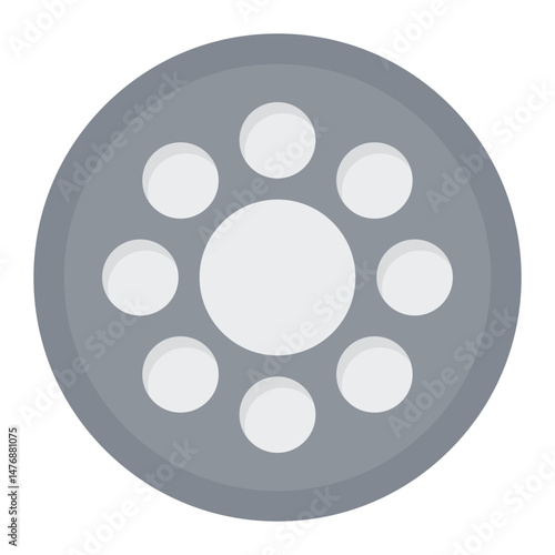 Print Chamber icon vector image. Can be used for Additive Maufacturing.