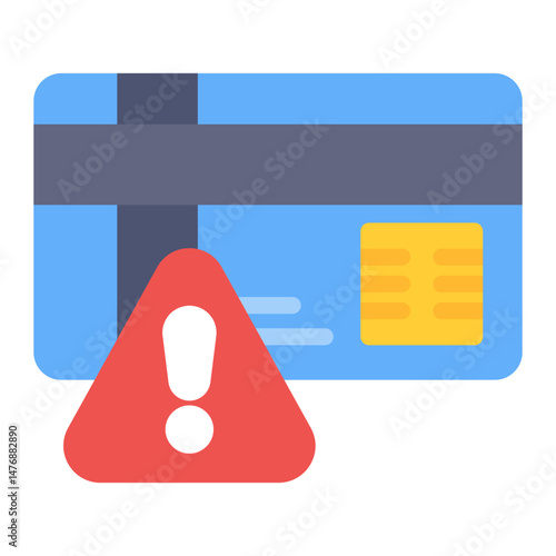Credit Risk icon vector image. Can be used for Business Risks.