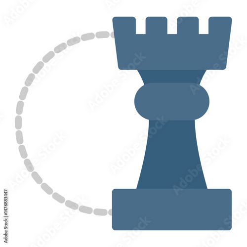 Strategic Missteps icon vector image. Can be used for Business Risks.