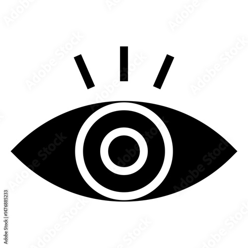 VISIBILITY VECTOR ICON