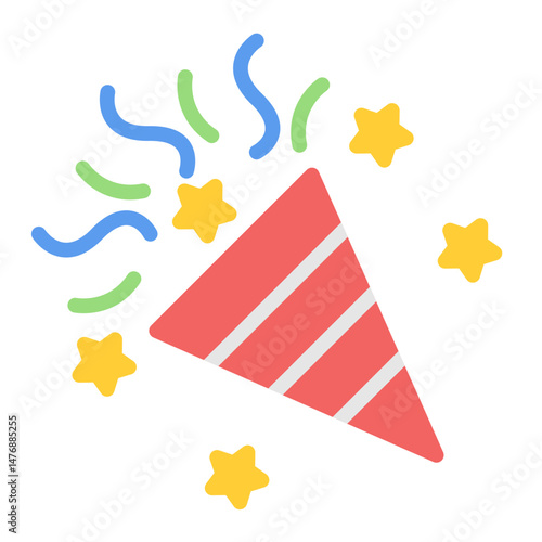 Celebrations icon vector image. Can be used for Organization.