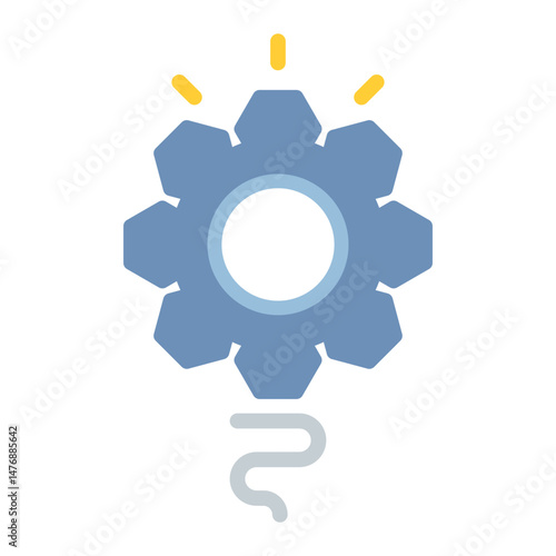 Innovation icon vector image. Can be used for Organization.