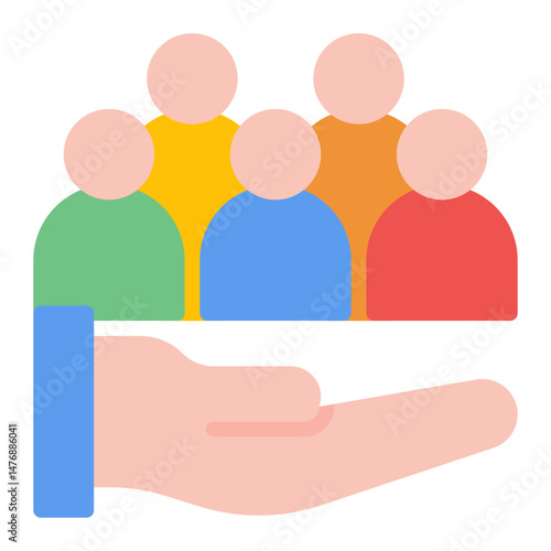 Community icon vector image. Can be used for Tuberculosis.