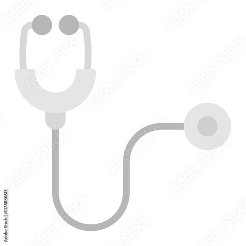 Stethoscope icon vector image. Can be used for Tuberculosis.