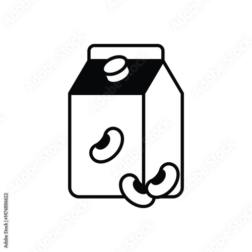 Soy Products vector icons stock illustration