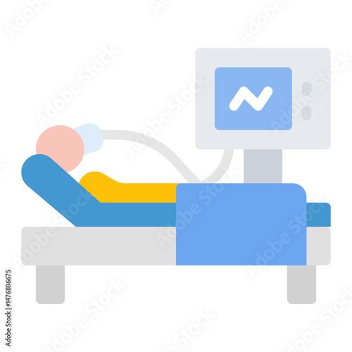 Ventilation icon vector image. Can be used for Tuberculosis.
