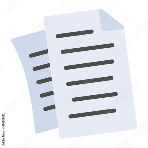 Document icon vector image. Can be used for Business Meeting.