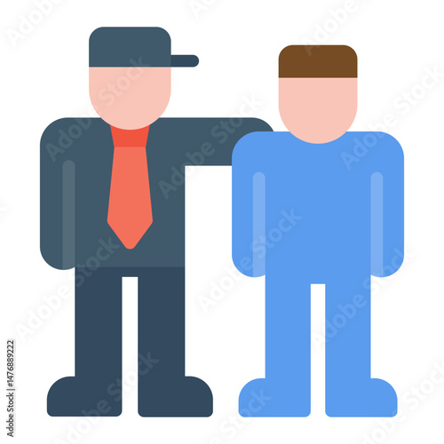 Mentorship icon vector image. Can be used for Thought Leadership.