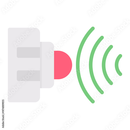 Infrared Sensor icon vector image. Can be used for Sensors.