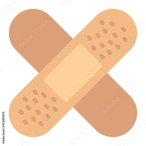 Band Aid icon vector image. Can be used for Physical Wellbeing.