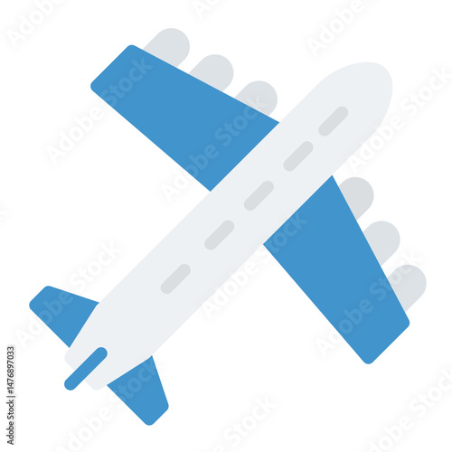 Aircraft icon vector image. Can be used for Airplane.