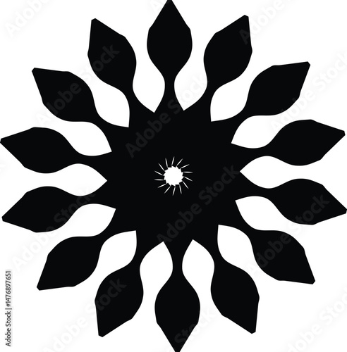 Simple Flower Silhou ...