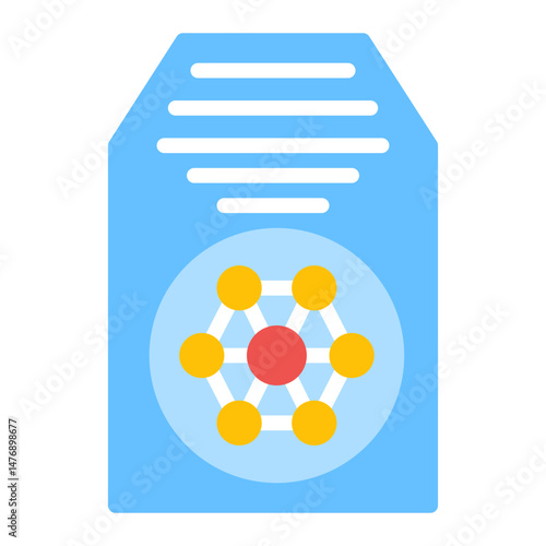 Microarray icon vector image. Can be used for Virtual Lab.