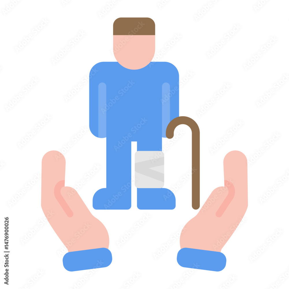 custom made wallpaper toronto digitalDisability Rights icon vector image. Can be used for Social Justice.