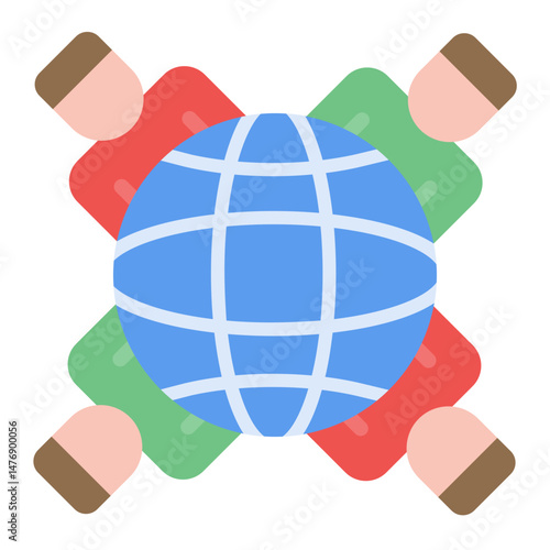 Diversity icon vector image. Can be used for Social Justice.
