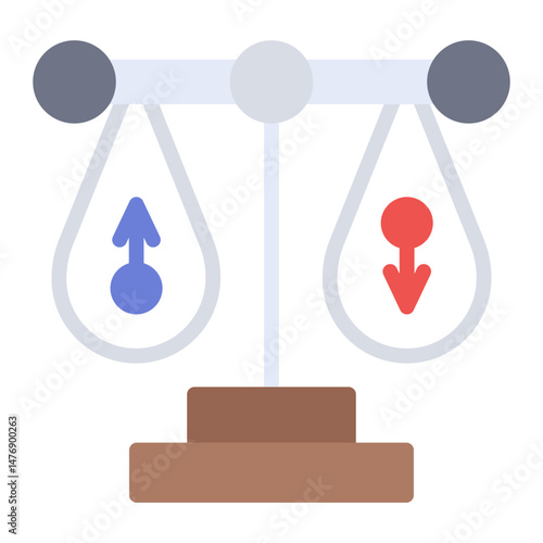 Gender Equality icon vector image. Can be used for Social Justice.