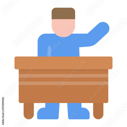 Participate icon vector image. Can be used for Social Justice.