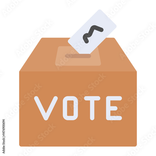 Vote icon vector image. Can be used for Social Justice.