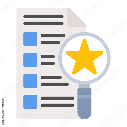 Skills Assessment icon vector image. Can be used for Hiring Process.