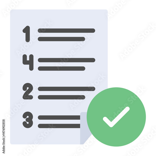 Acceptance Testing icon vector image. Can be used for Software Testing.