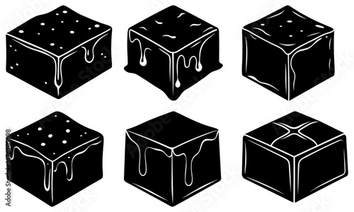 Fudge silhouette vector