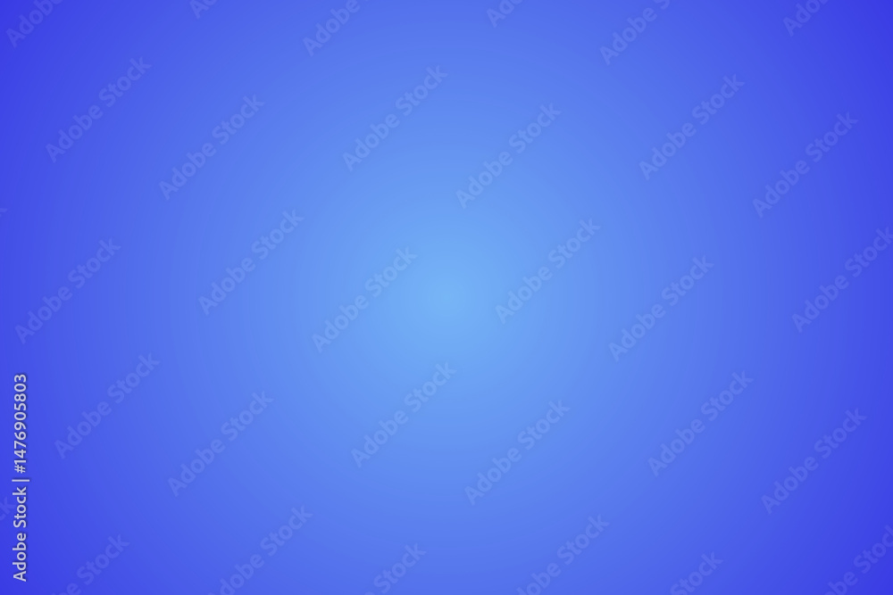 Obraz premium Smooth blue gradient background from light to deep tones. Design projects, presentations, websites, or digital graphics.