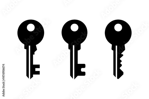 Three black keys security access and protection