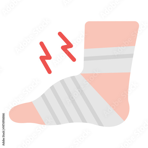 Injury icon vector image. Can be used for Skin Burns.