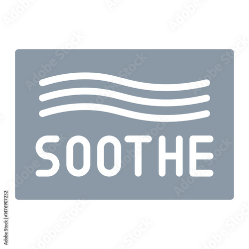Soothe icon vector image. Can be used for Skin Burns.