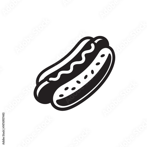 hot dog vector illustration