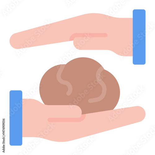 Clay icon vector image. Can be used for Raw Metrial.