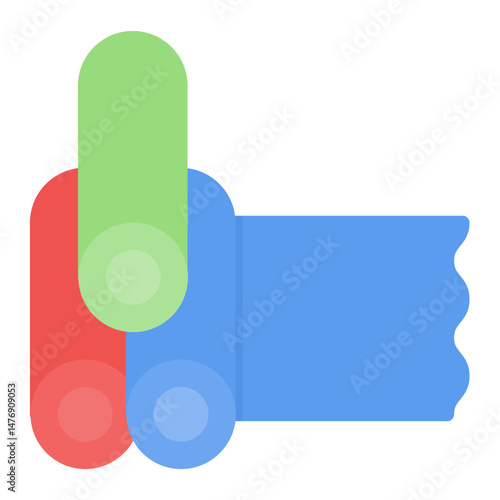Fabric icon vector image. Can be used for Raw Metrial.