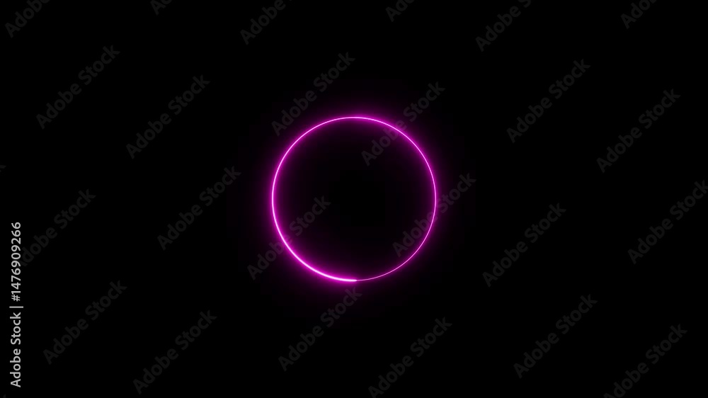 abstract neon circle animation. background 4k video. abstract neon circle animation. background 4k video.