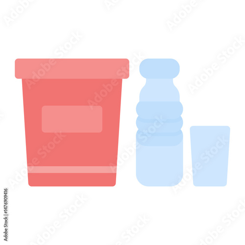 Plastic icon vector image. Can be used for Raw Metrial.
