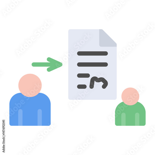 Transfer icon vector image. Can be used for Inheritance.